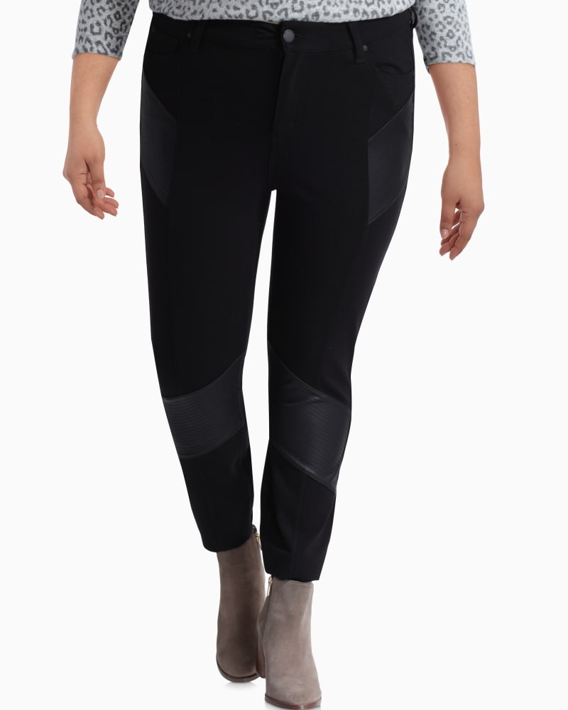 Front of plus size Nador Skinny Moto Pant by East Adeline | Dia&Co | dia_product_style_image_id:116624